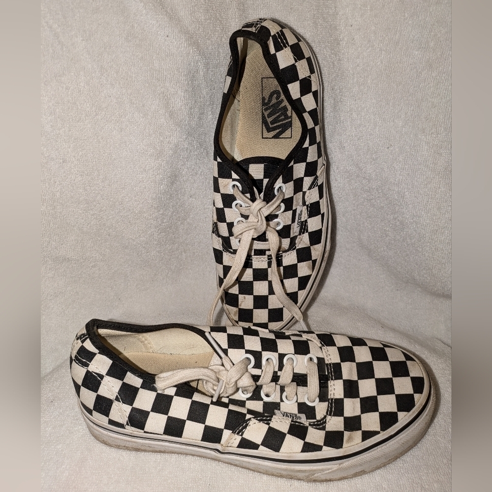 Vans Black and White Checkered Men's Shoes